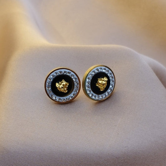 Versace Earings Black