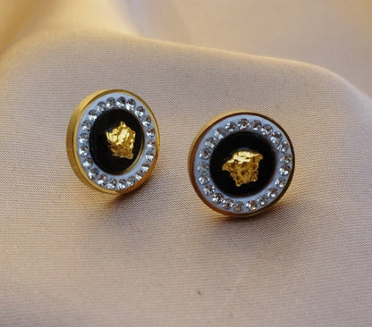 Versace Earings Black