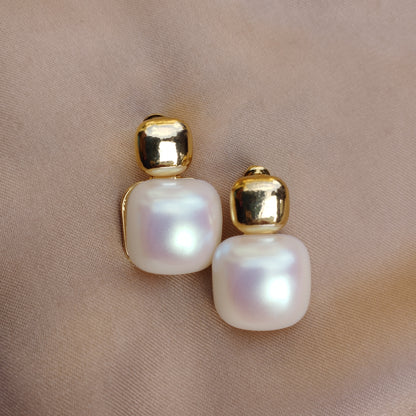 Rainbow Pearl Earings