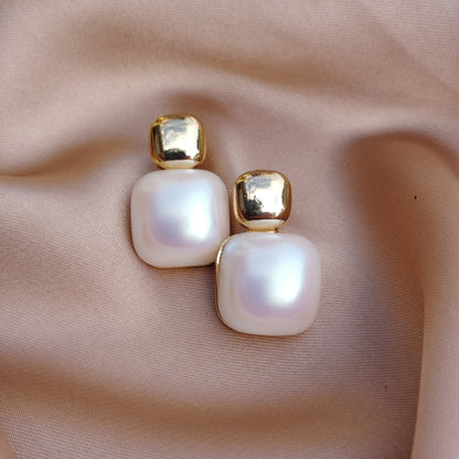 Rainbow Pearl Earings