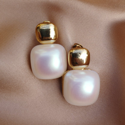 Rainbow Pearl Earings