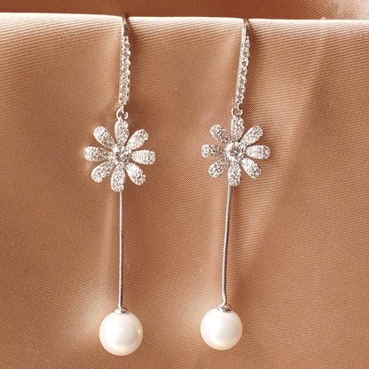 Pearl Perfection Silver Earings