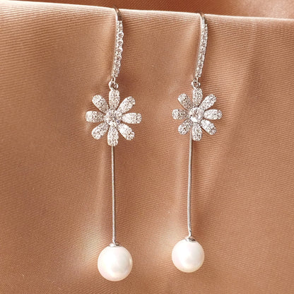 Pearl Perfection Silver Earings