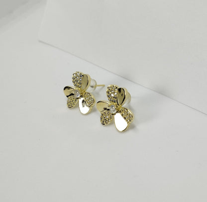 S925 Irish Flower Earrings