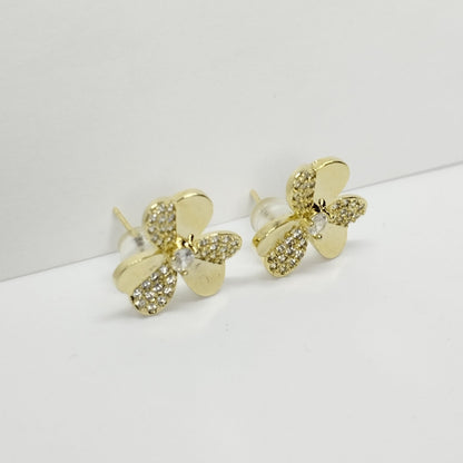 S925 Irish Flower Earrings