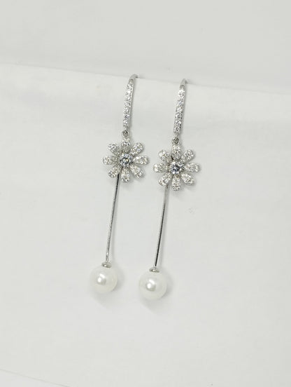 Pearl Perfection Silver Earings