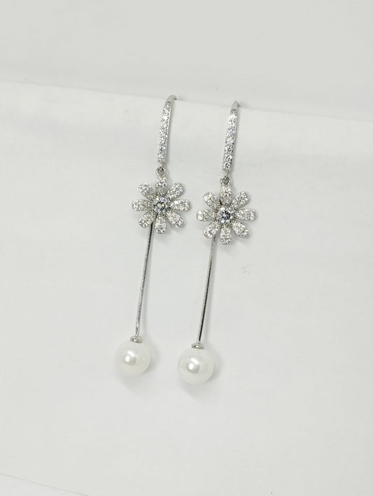 Pearl Perfection Silver Earings