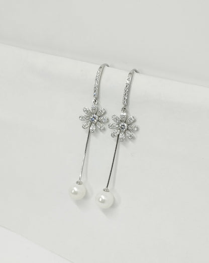 Pearl Perfection Silver Earings