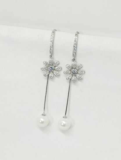 Pearl Perfection Silver Earings