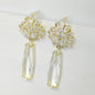 Diamond Dazzle Earings Gold