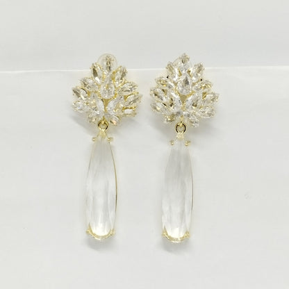 Diamond Dazzle Earings Gold